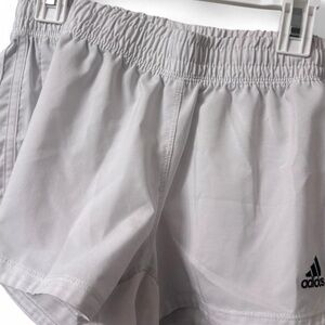 Adidas Women's Light Gray Athletic Shorts